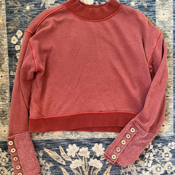 Free People Tops - Free People Look Ahead Crewneck